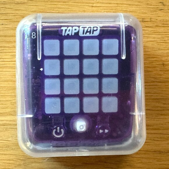 TapTap® Mini Smart Fidget Toy Electronic Game from Flycatcher Toys, Purple - Picture 3 of 7